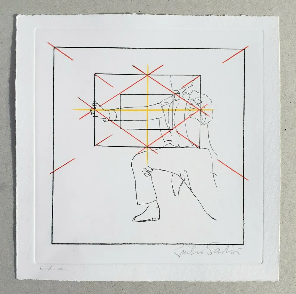 版画 Paolini - Cinque esercizi di stile (tav. E)