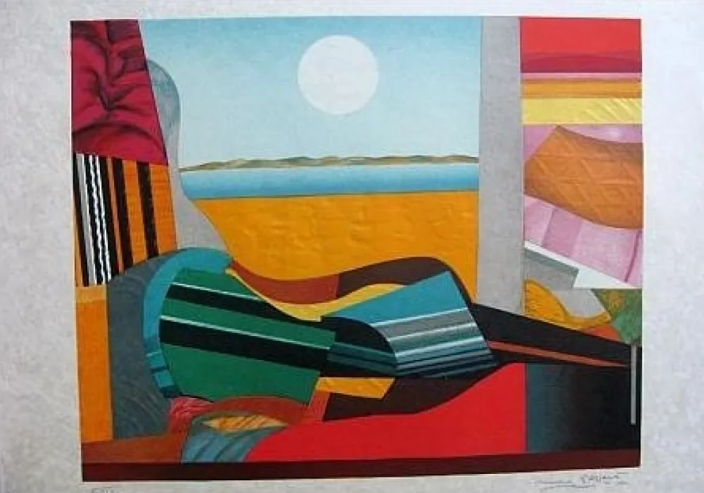 石版画 Papart - Composition