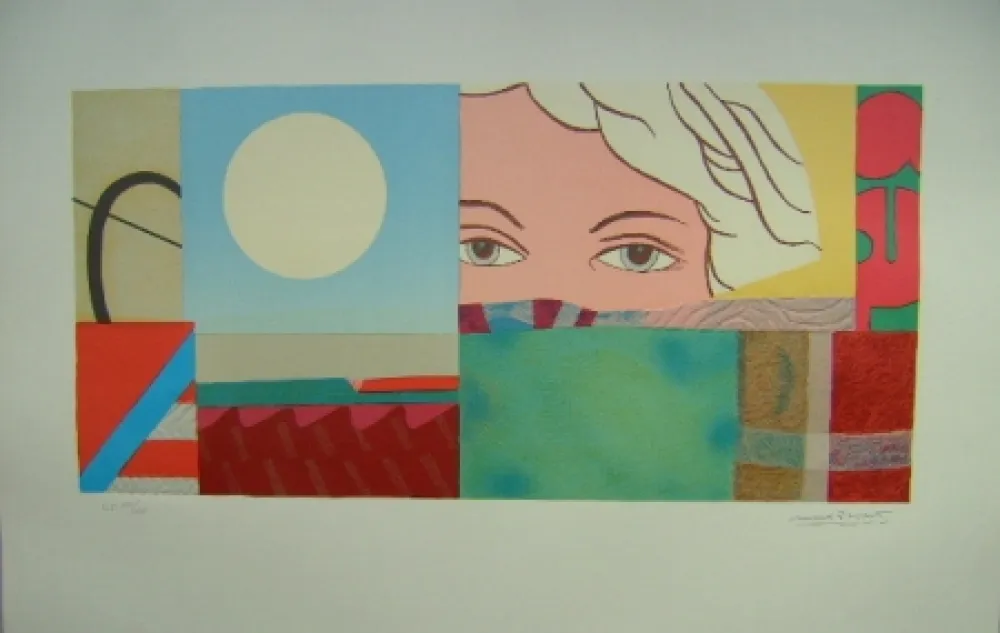 石版画 Papart - La noia