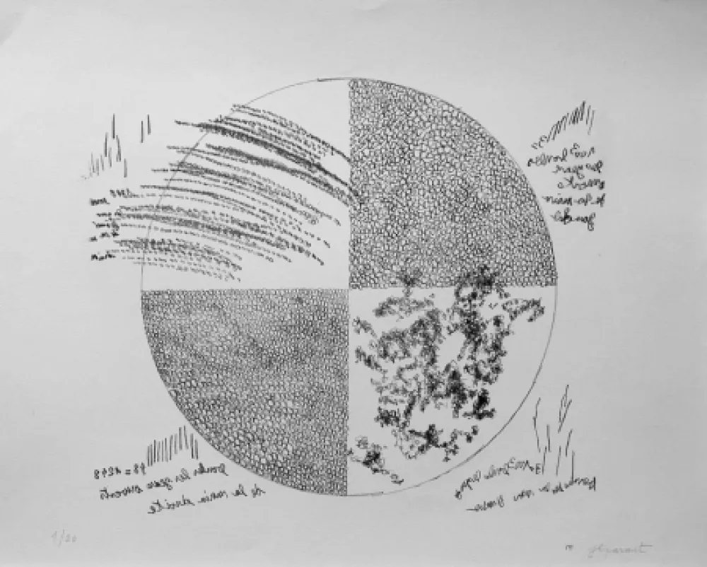 石版画 Parant - Lithographie originale / Original lithograph