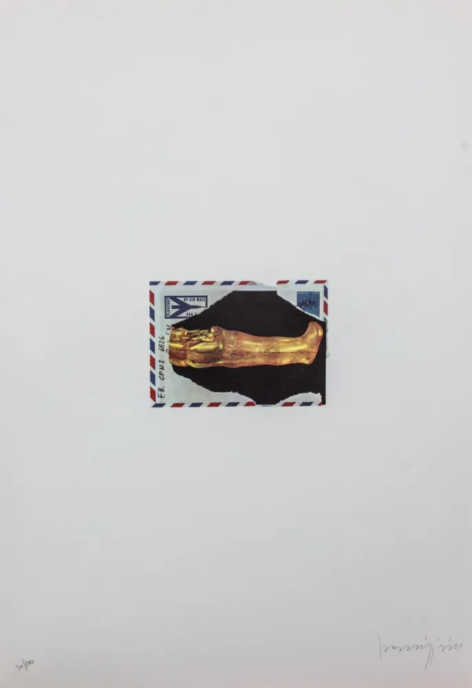 石版画 Parmiggiani - SENZA TITOLO