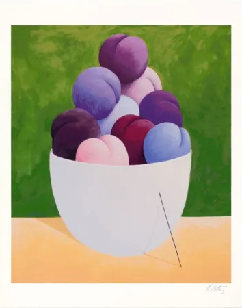 丝网印刷 Party - Purple Peaches