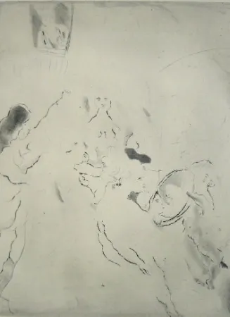 干刻版画 Pascin - Toilette de Bethsabée