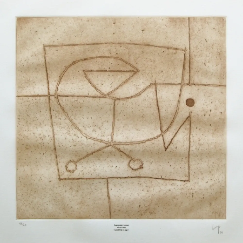 蚀刻版画 Pasmore - Deep inside I looked