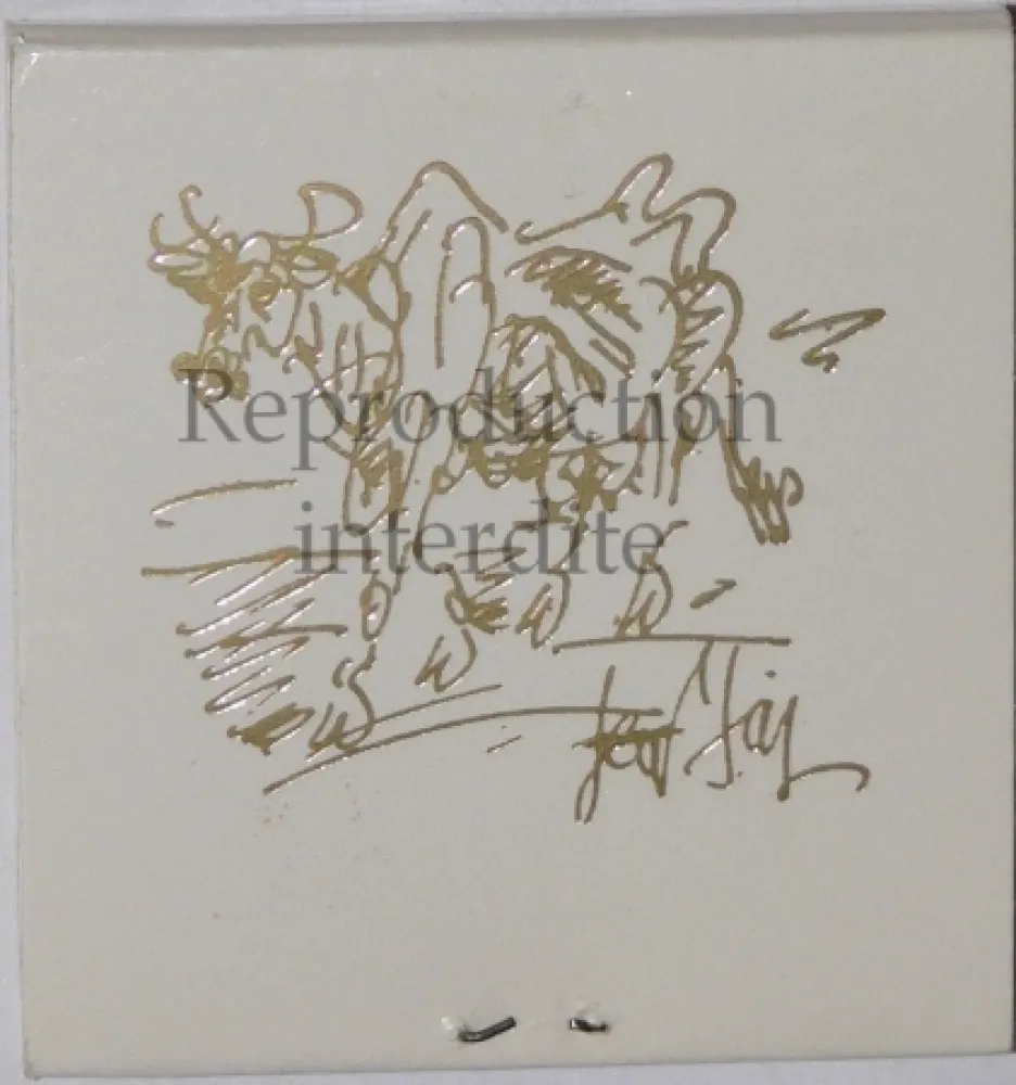 丝网印刷 Paul  - Allumettes personnelle de Gen Paul / Personal smatch boxes of Gen Paul