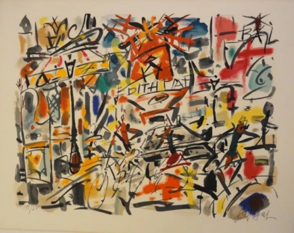 石版画 Paul  - Edith Piaf