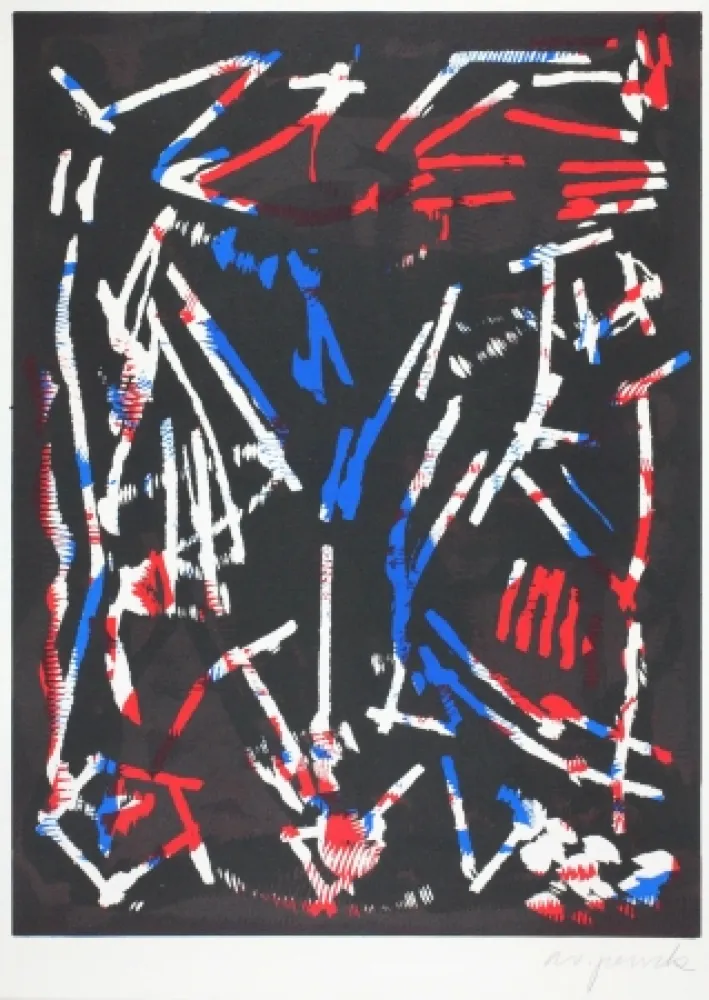 木刻 Penck - Olympia