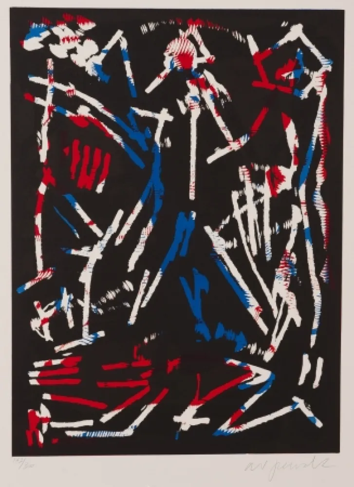 石版画 Penck - Olympia Seoul