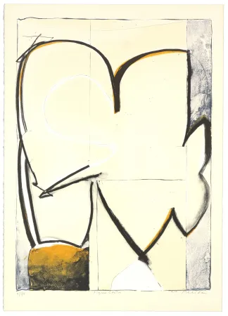 石版画 Péneau - Figure cactus