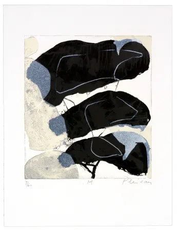 石版画 Péneau - M