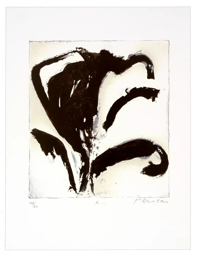 石版画 Péneau - R