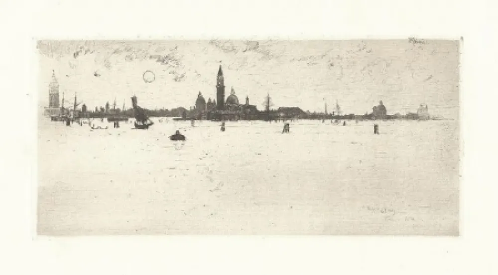 版画 Pennell - Venice from the Sea