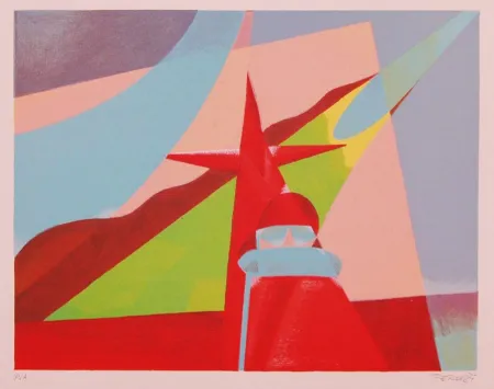 石版画 Peruzzi - SENZA TITOLO