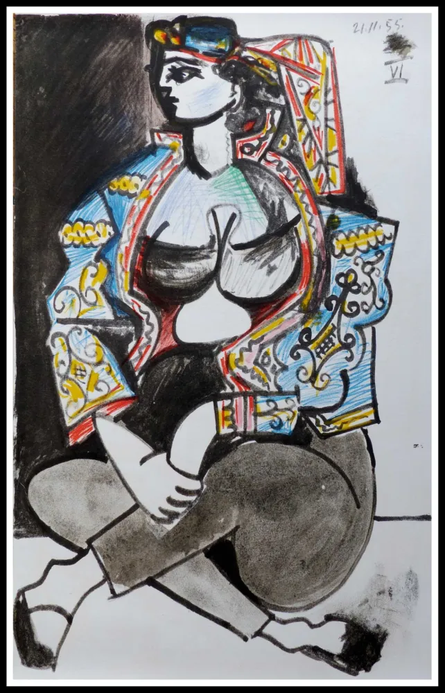 石版画 Picasso (After) - CAHIER DE LA CALIFORNIE IX