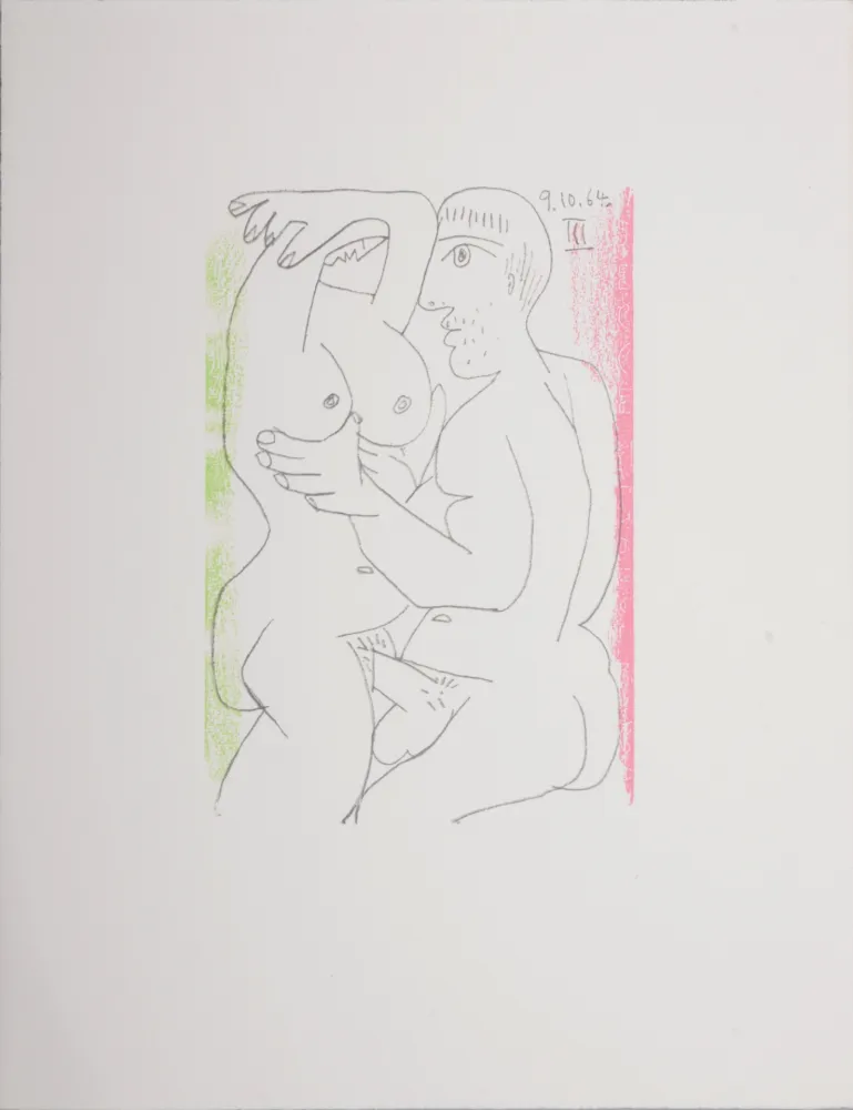石版画 Picasso (After) - Le Goût du Bonheur (W), 1970