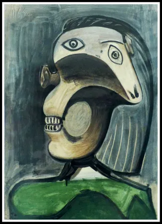 石版画 Picasso (After) - PORTRAIT DORA MAAR