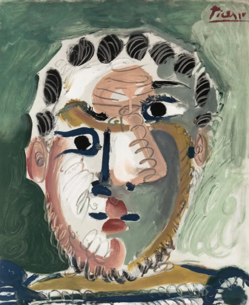 石版画 Picasso -  Chateau de Culan