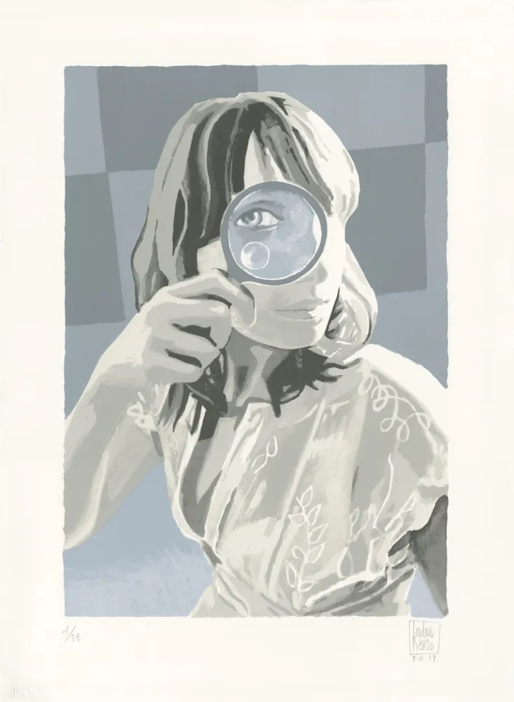 石版画 Picasso  - Ein Blick (Un Coup d'oeil)