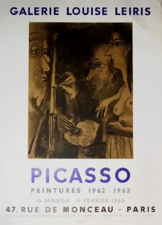 海报 Picasso - Exposition Louise Leiris