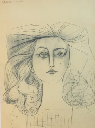 石版画 Picasso - Francoise Gilot 1