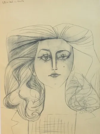 石版画 Picasso - Francoise Gilot
