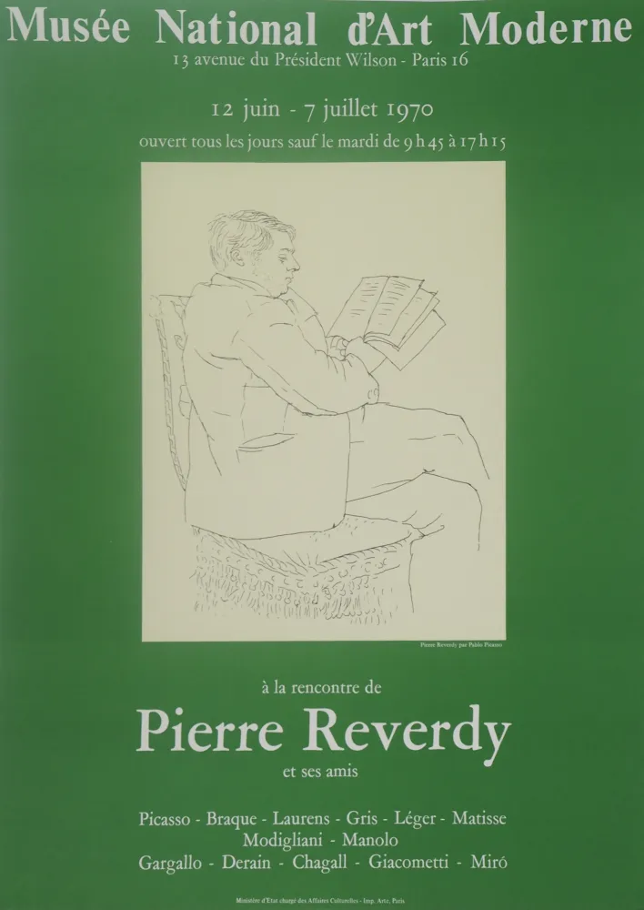 插图书 Picasso - Livre : Portrait d'un lecteur