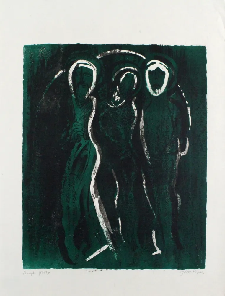 石版画 Piper - The Visitation / Saints