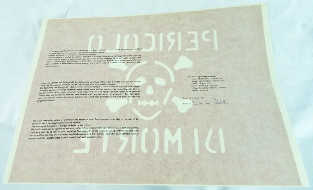 复数作品 Pistoletto - Kölner Kunstmarkt 1971