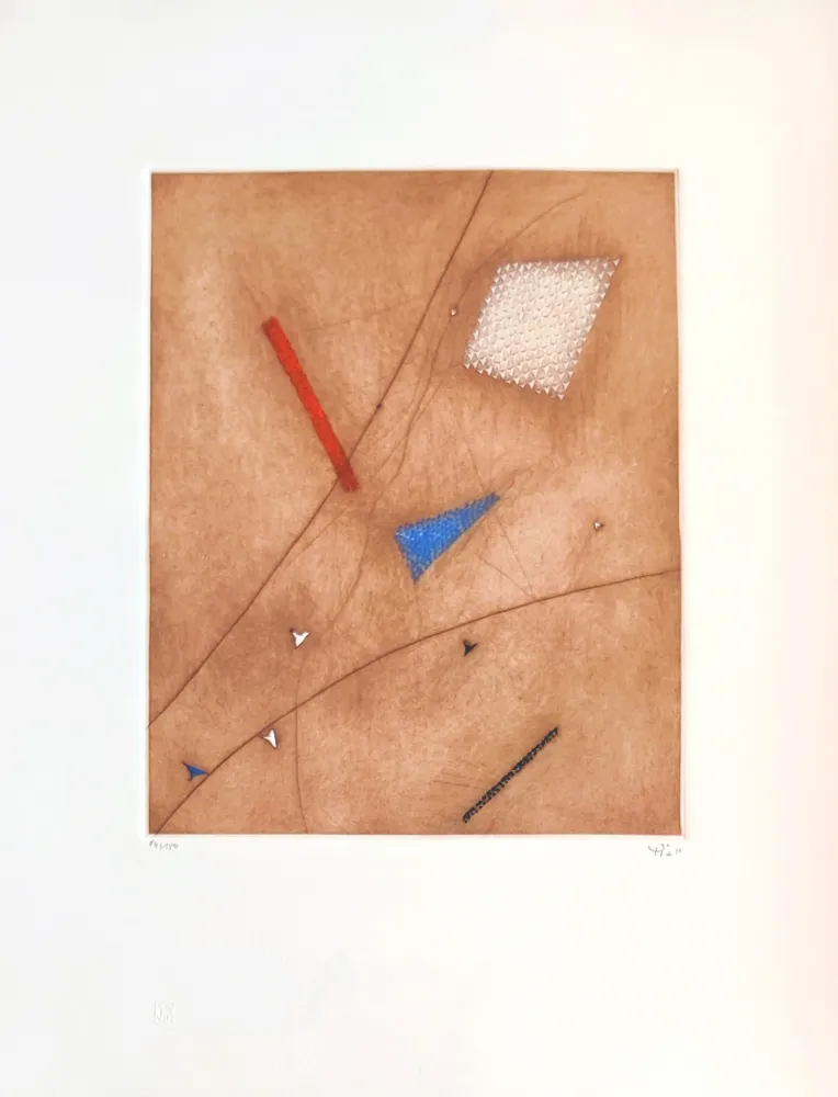 版画 Piza - Sans titre 