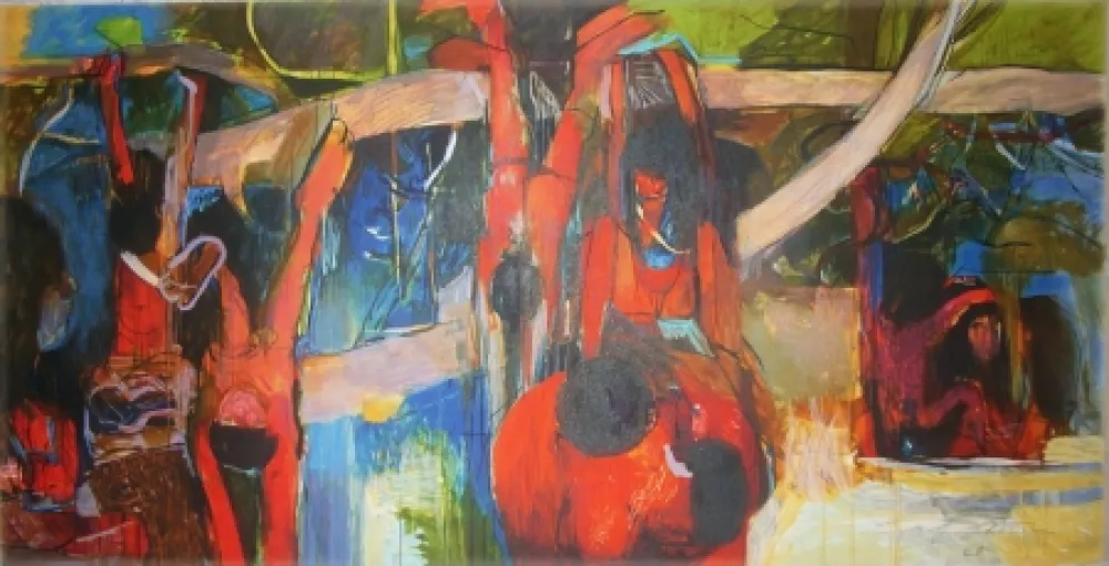 石版画 Pomar - Sans titre