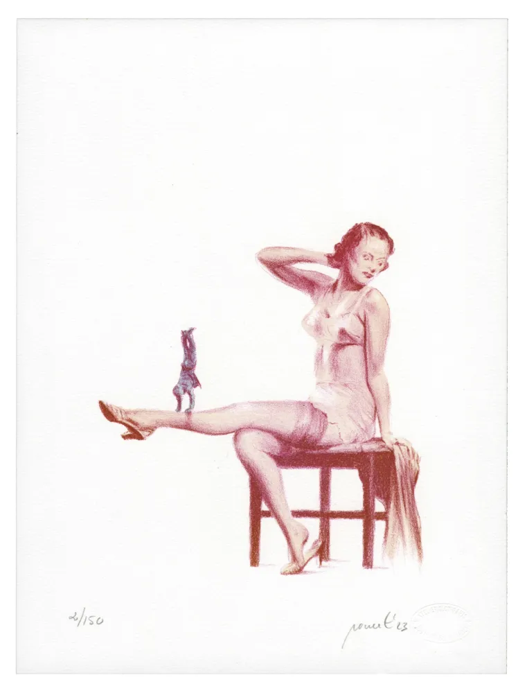 石版画 Pomet - Rodéo