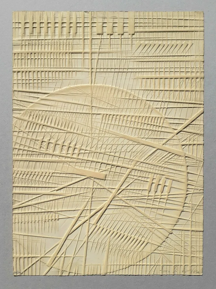 蚀刻版画 Pomodoro - Lettera solare