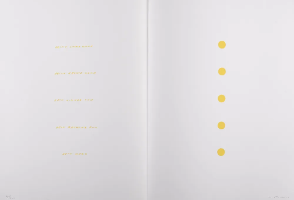 石版画 Prantl - Dein Herz, 1979 - Hand-signed