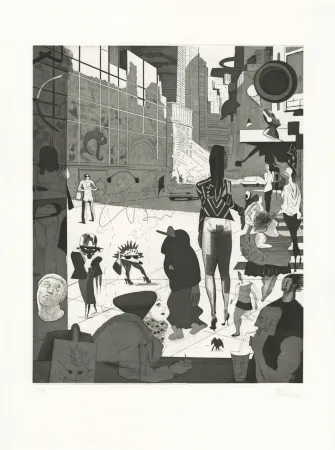 版画 Prudhomme - Coffee Corner