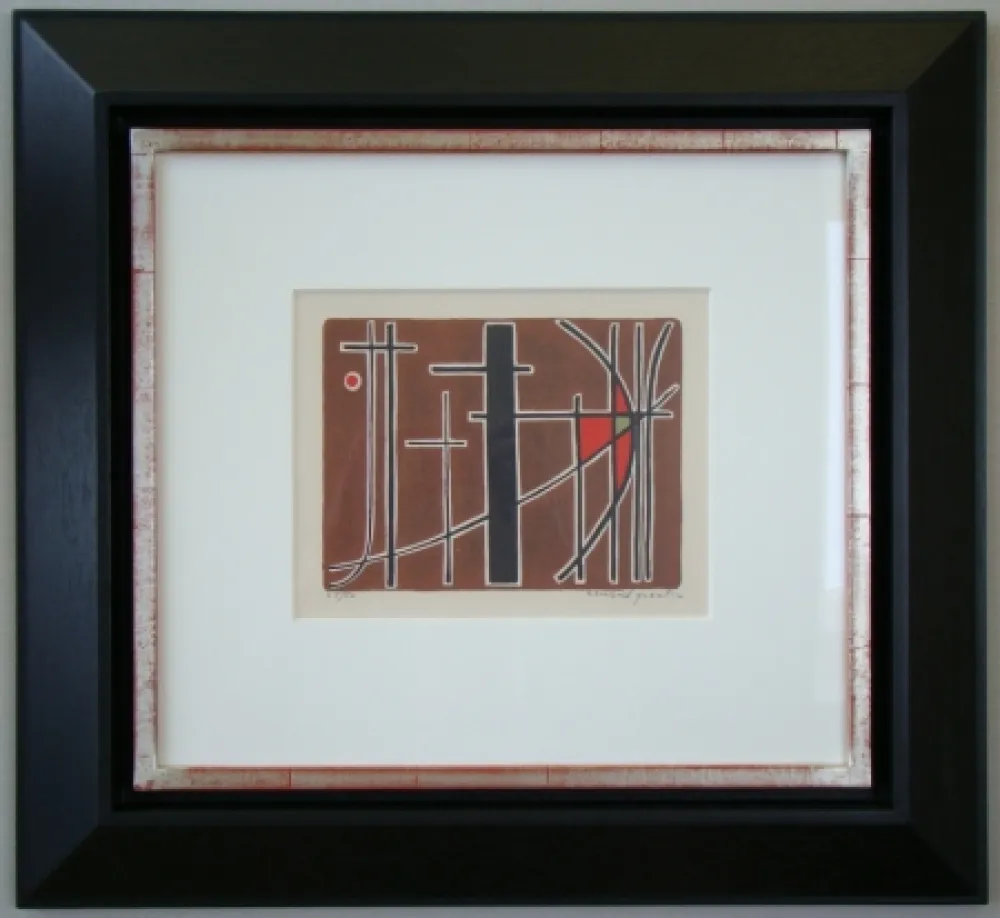 石版画 Quentin - Composition - 1956