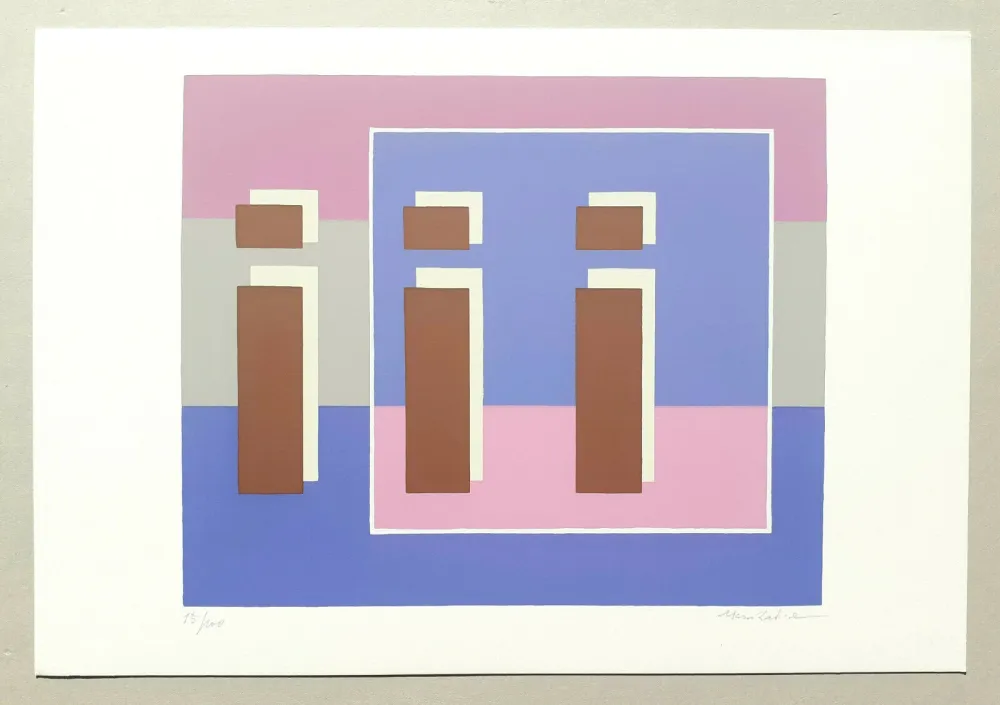 丝网印刷 Radice - Composizione Tav. 5