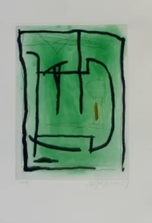 蚀刻飞尘法 Ràfols Casamada - Composition 14