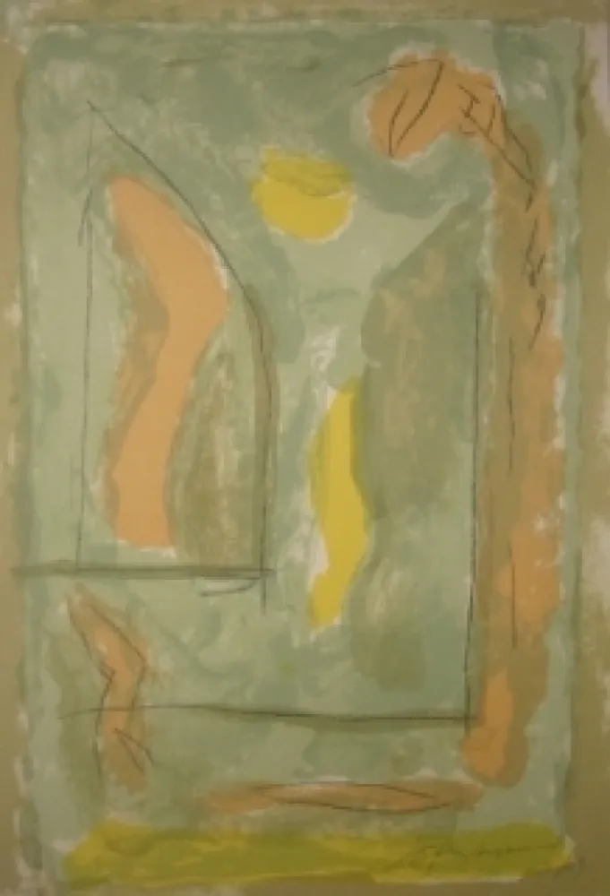 石版画 Ràfols Casamada - Composition 26