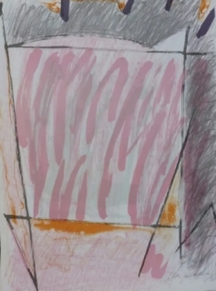 石版画 Ràfols Casamada - Composition 32