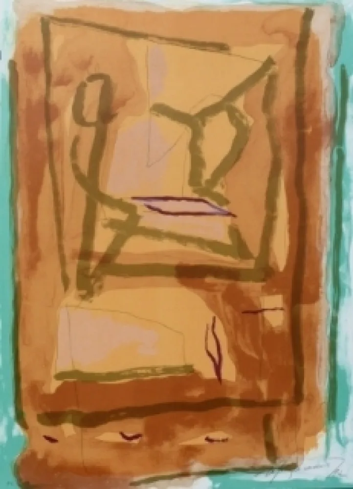 石版画 Ràfols Casamada - Composition 38