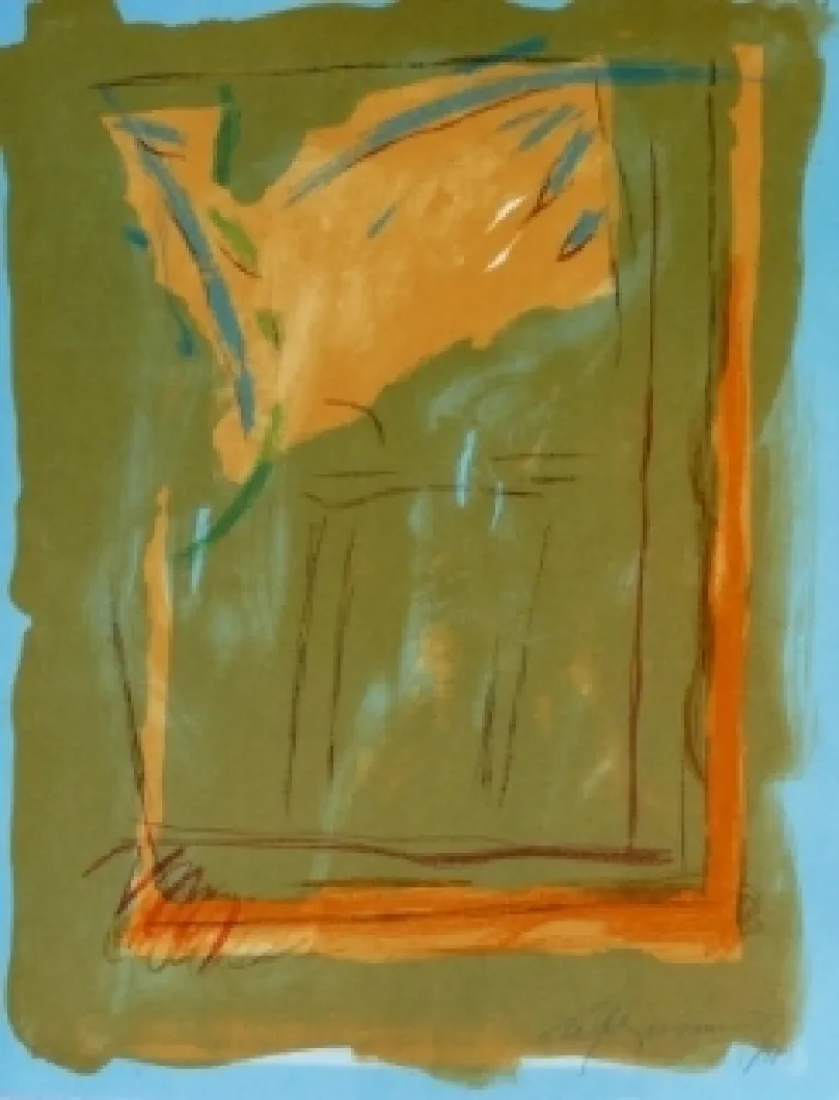 石版画 Ràfols Casamada - Composition 7