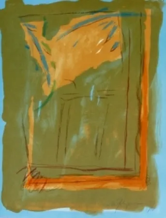 石版画 Ràfols Casamada - Composition 7