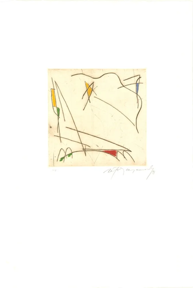 版画 Ràfols Casamada - Estels 1