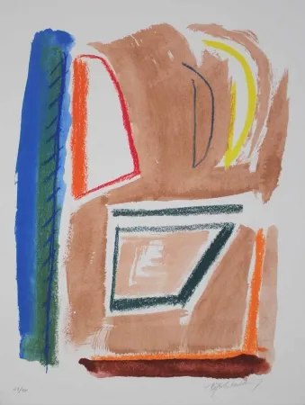 石版画 Ràfols Casamada - Estructures 1