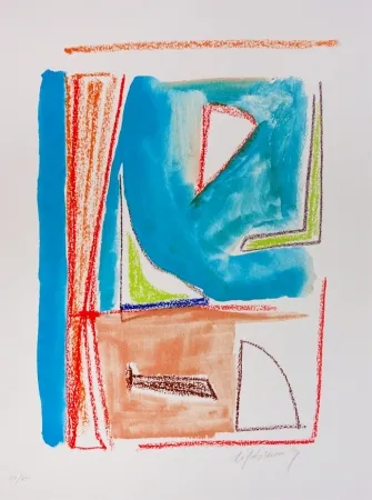 石版画 Ràfols Casamada - Estructures 2