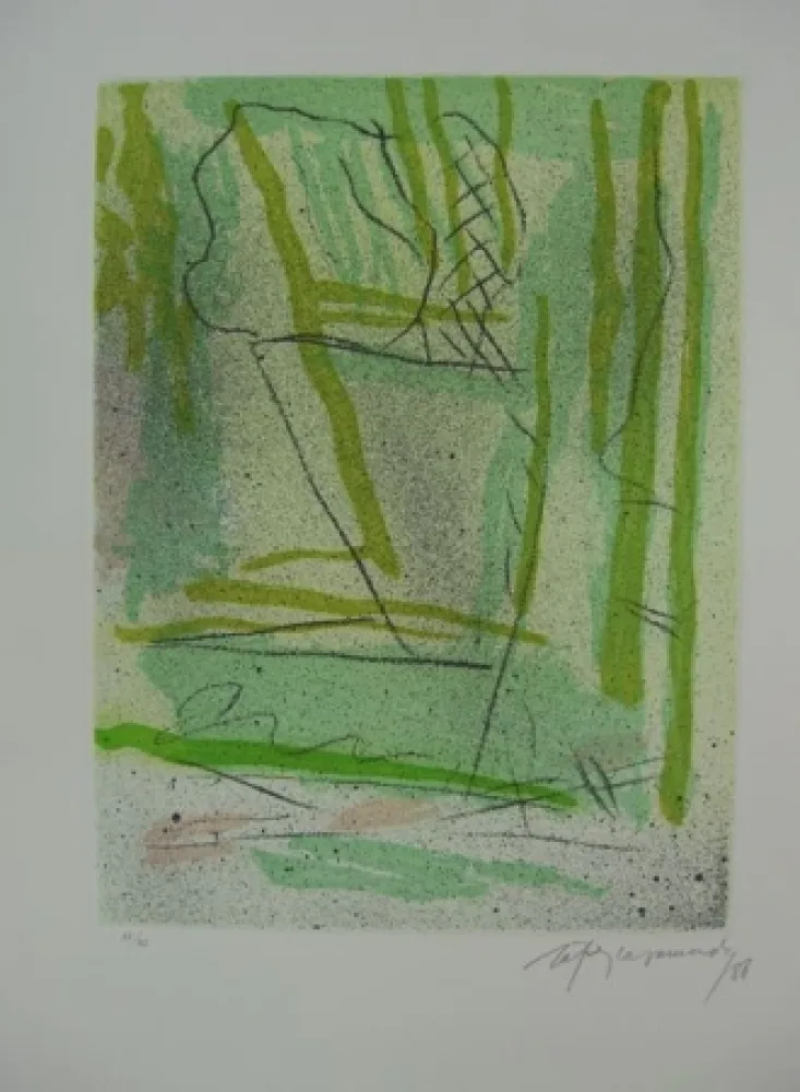 蚀刻版画 Ràfols Casamada - FLORAL 3