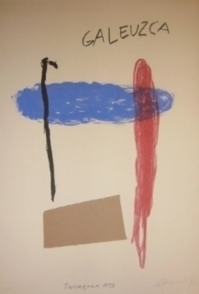 石版画 Ràfols Casamada -  Galeuzca 