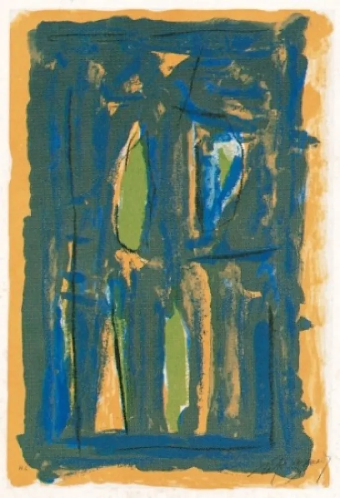 石版画 Ràfols Casamada - La tardor-1