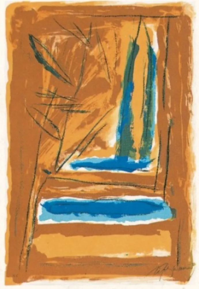 石版画 Ràfols Casamada - La tardor-2