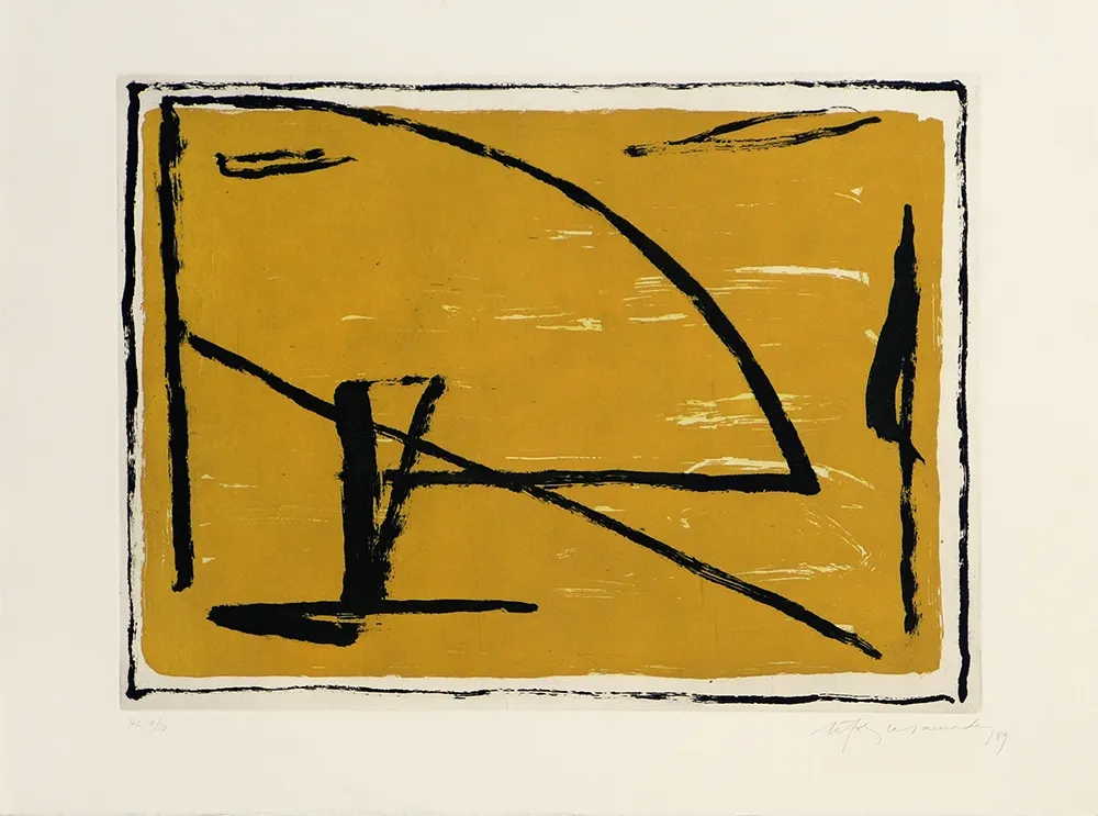 版画 Ràfols Casamada - Los elementos II. Aire